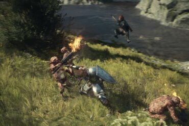 Dragon's Dogma 2 Fighter in combat