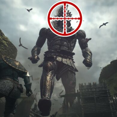 Dragon's Dogma 2 lock-on colossus