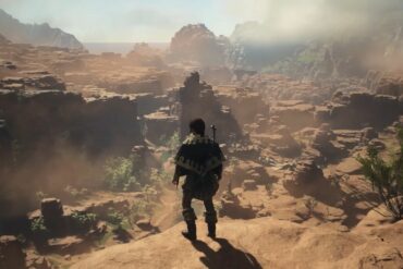 Player looking over the world in Dragon's Dogma 2