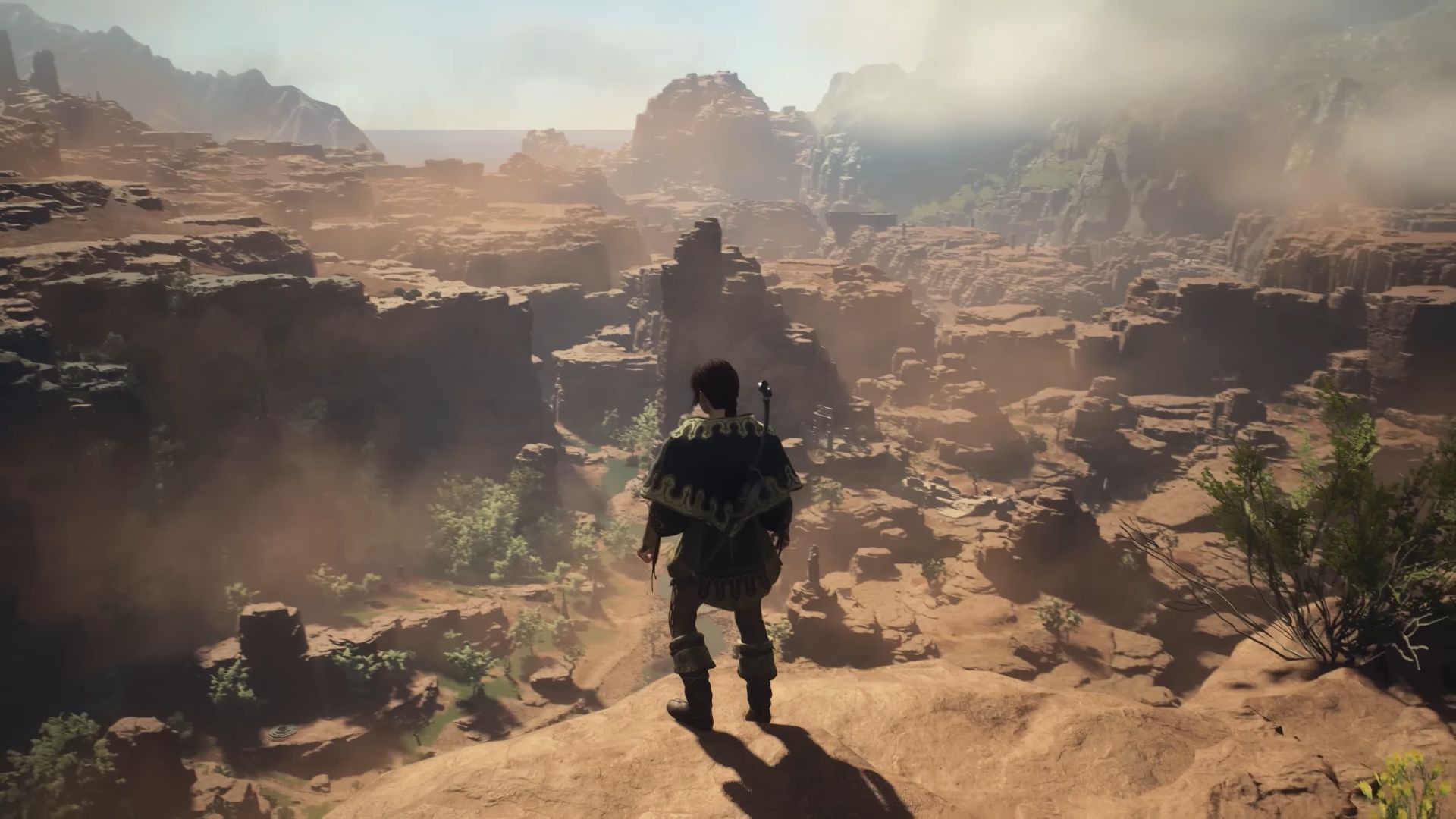 Player looking over the world in Dragon's Dogma 2