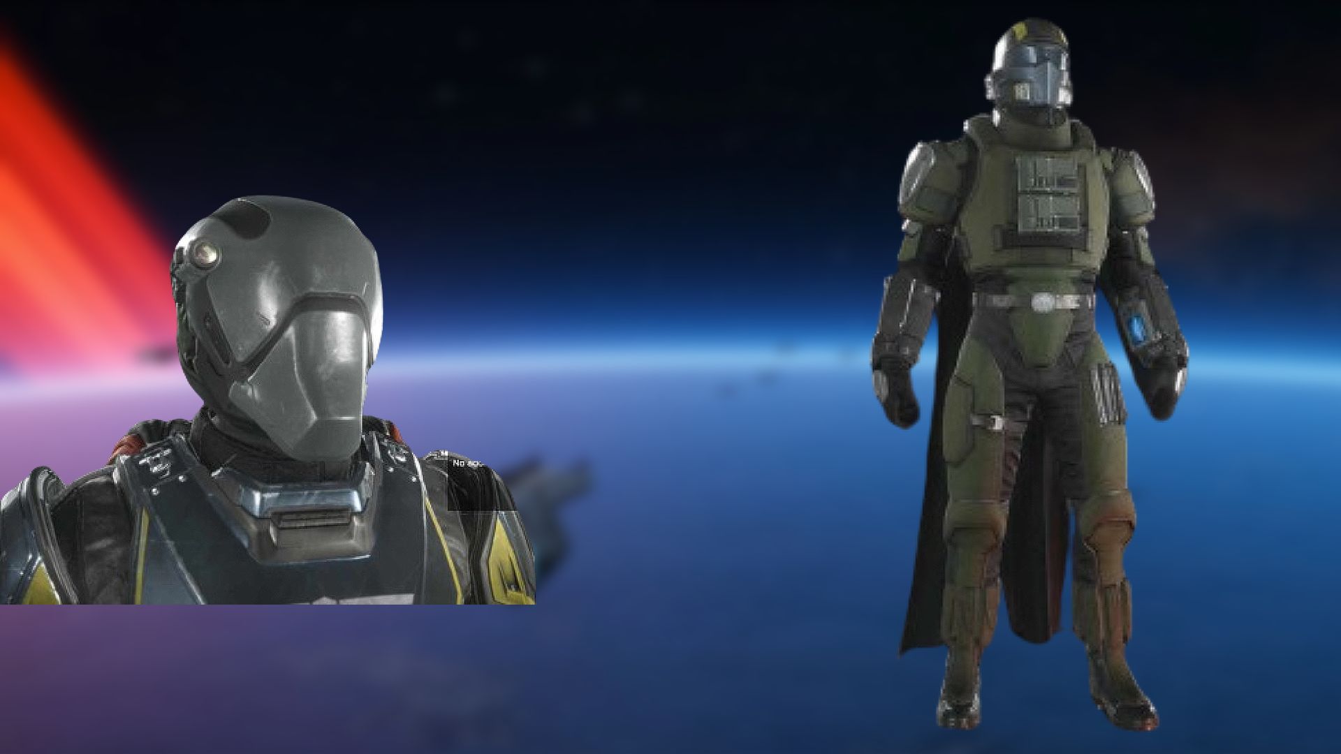 The EX-00 Prototype X armor set in Helldivers 2