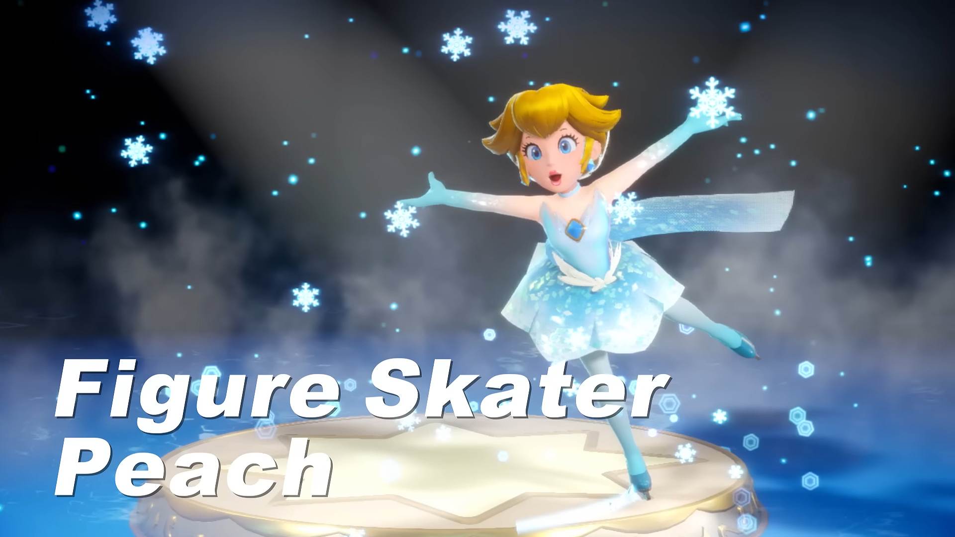Figure Skater Peach outfit