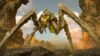 A Bile Titan in Helldivers 2