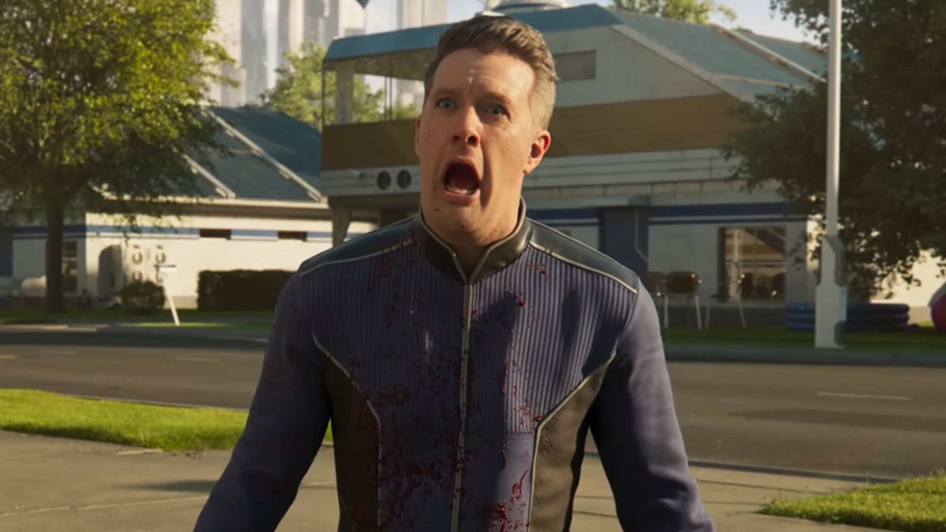 Helldivers 2 character screaming