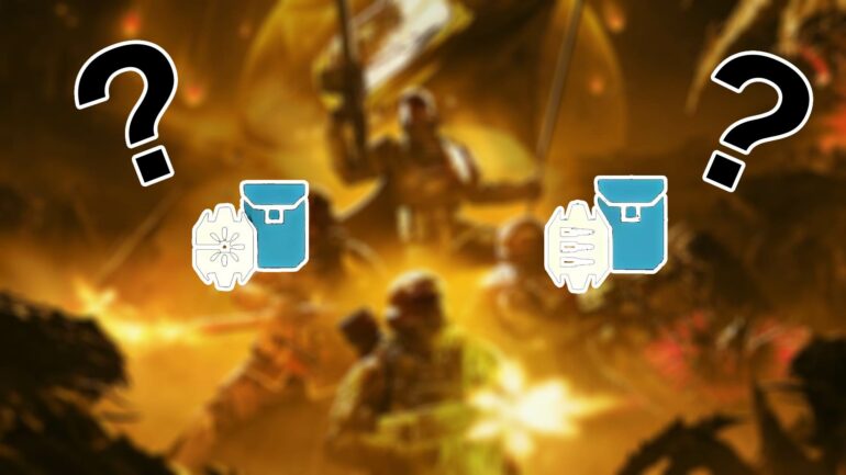 Helldivers 2 dogs logos