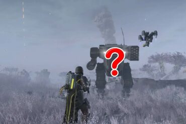 Helldivers 2 Mech with question mark over it