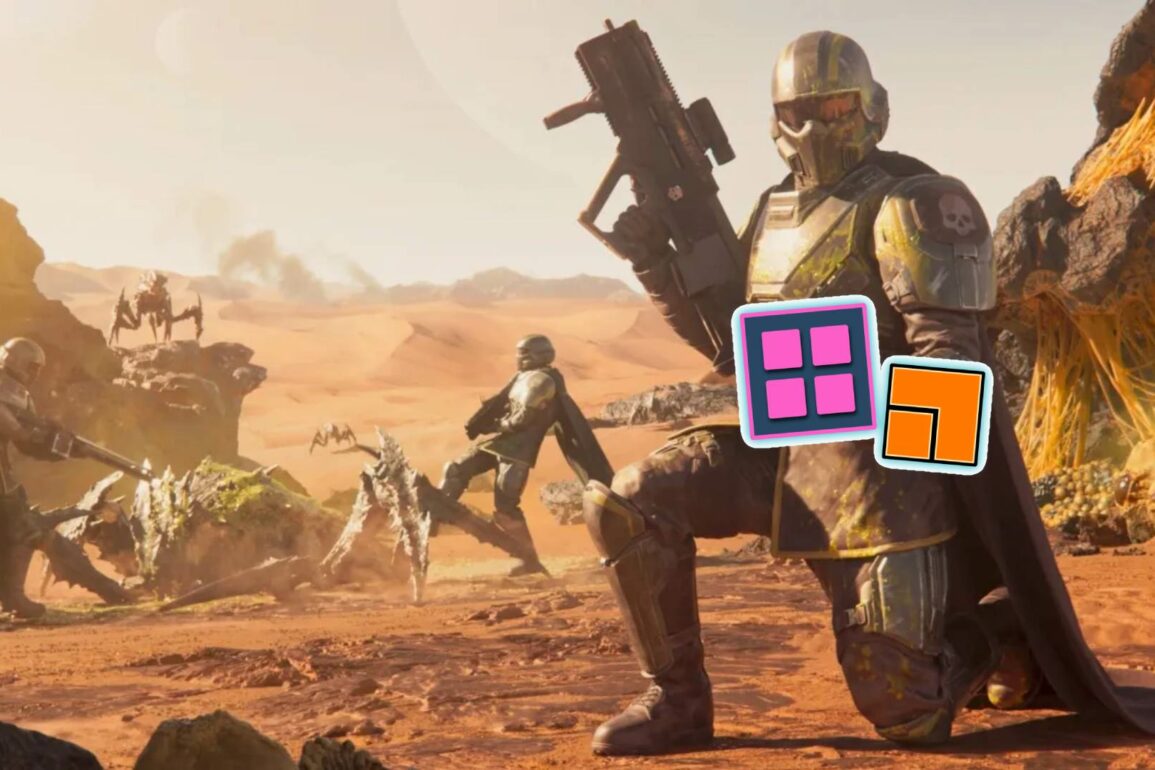 Helldivers 2 with samples in hand