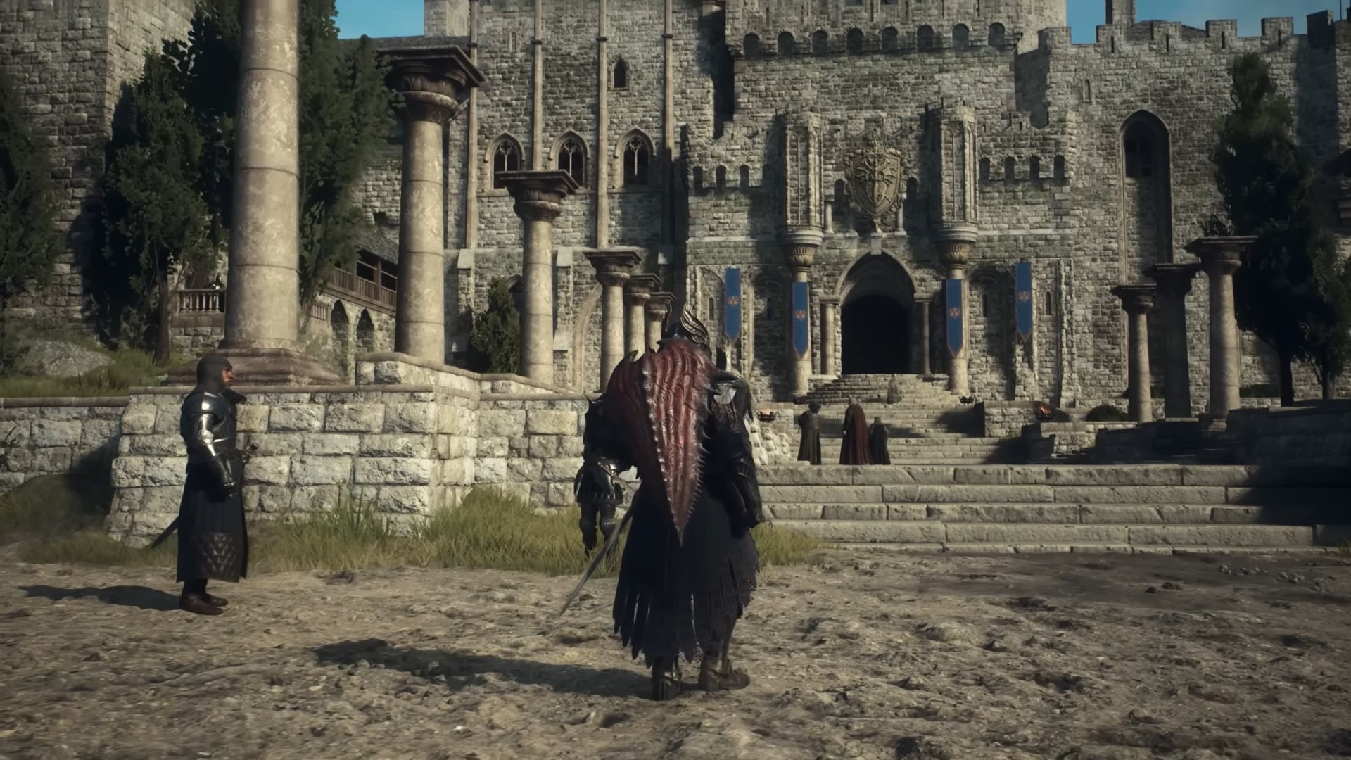 The player outside of ruins in Dragon's Dogma 2