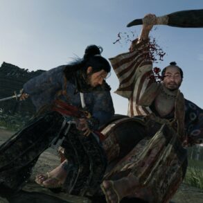 Player fighting an enemy in Rise of the Ronin