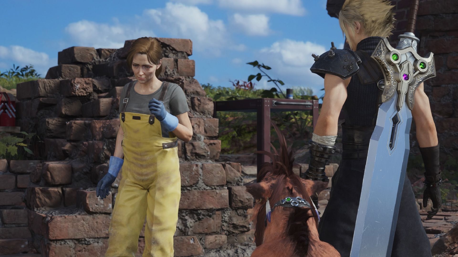 Mildred and Cloud in Final Fantasy 7 Rebirth