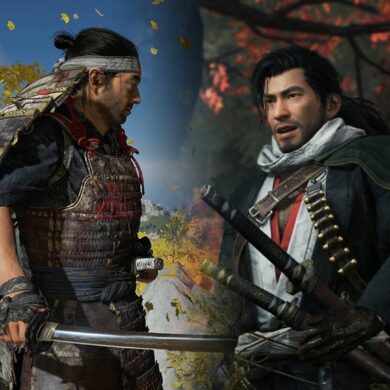 The protagonist of Rise of the Ronin and Ghost of Tsushima