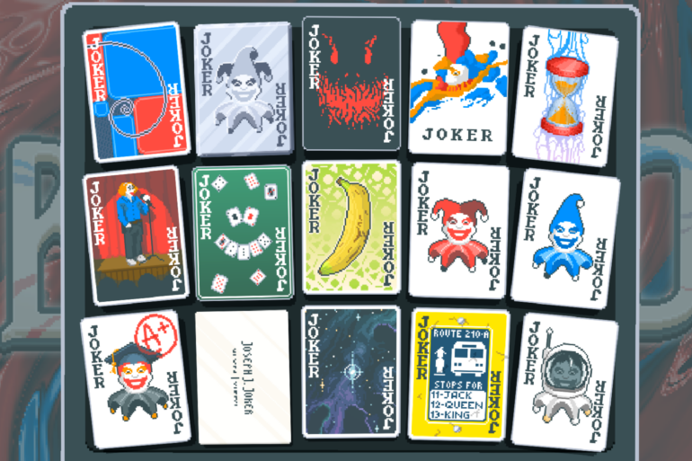 Balatro screenshot of different Jokers