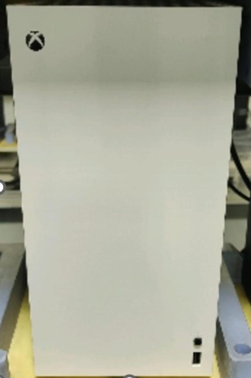 Front of Leaked Disc-less Xbox Series X, Image Credit - Exputer