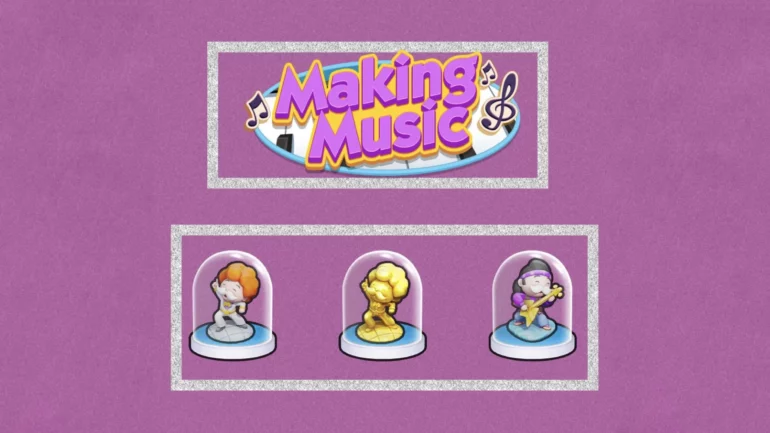 Making Music Monopoly Go Sticker Album