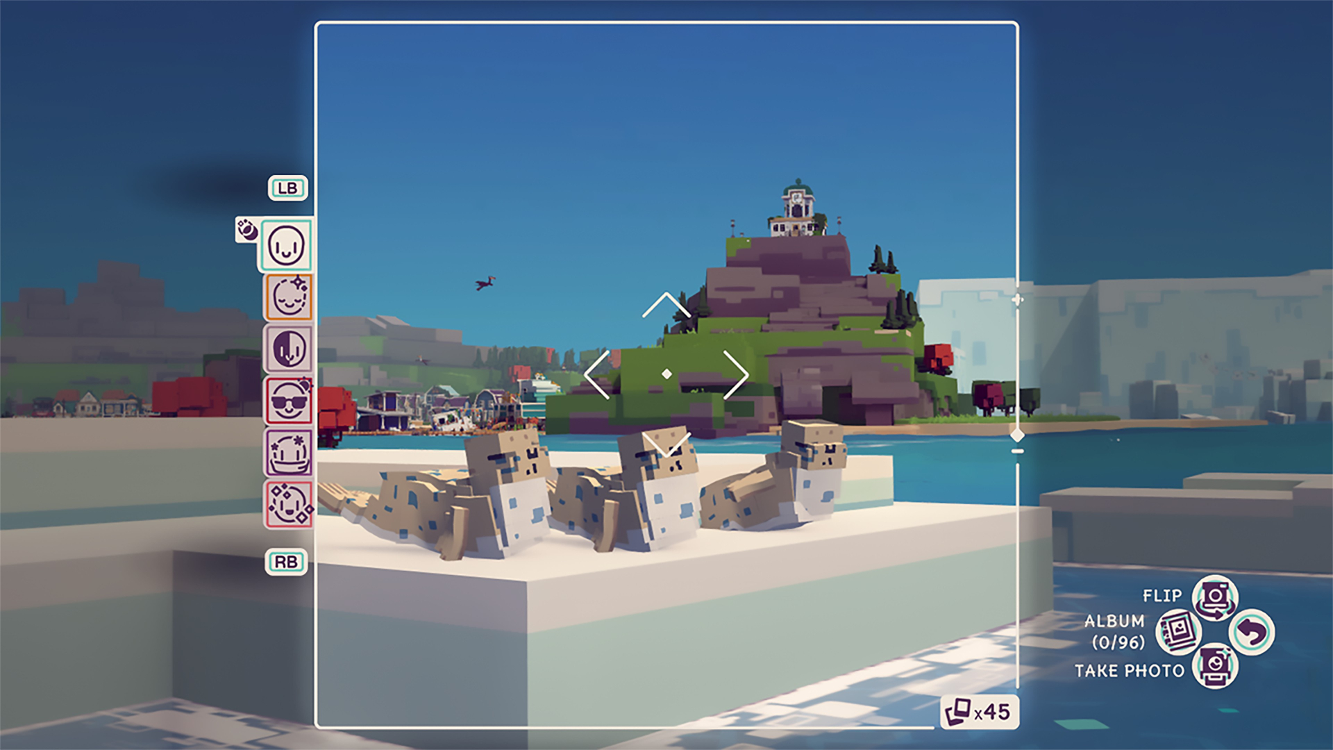 Moonglow Bay Screenshot of New Update and camera taking a photograph