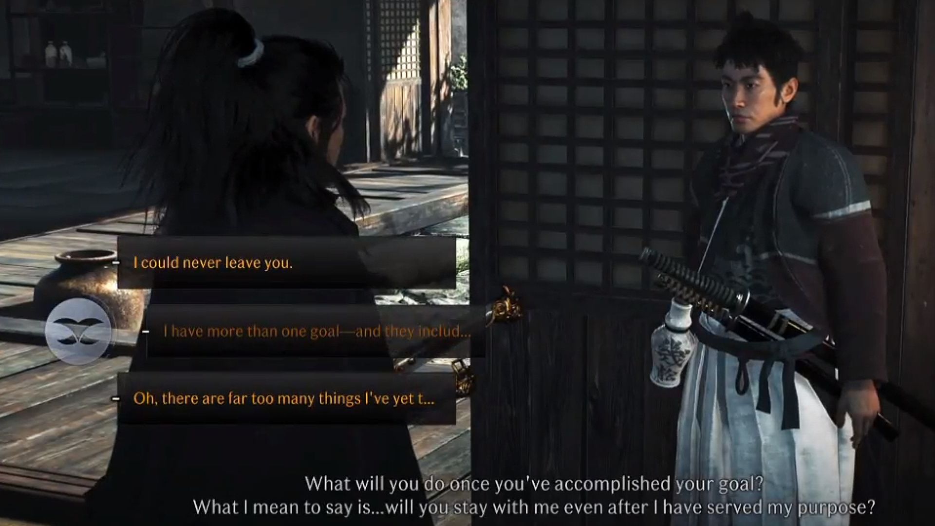 Kogoro Katsura conversation in Rise of the Ronin