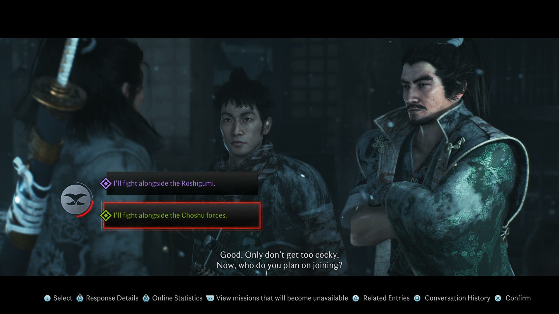 Rise of the Ronin - Pro-Shogunate or Anti-Shogunate