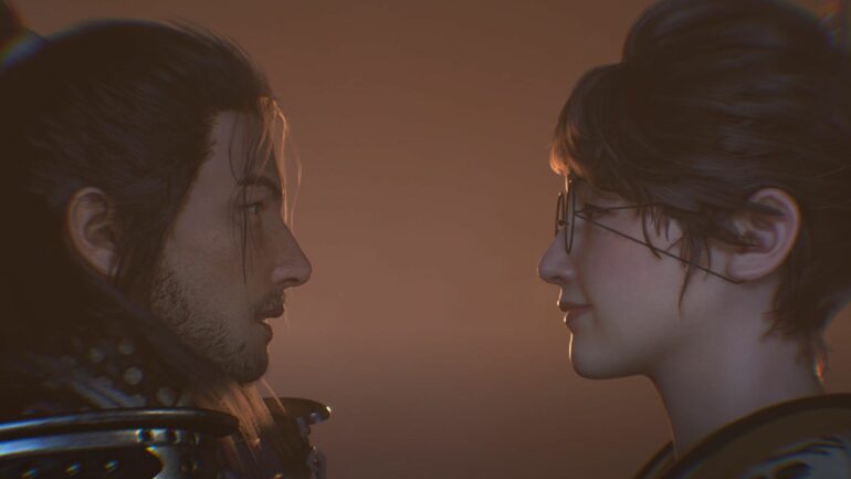 The player and Fumi Sugi in Rise of the Ronin