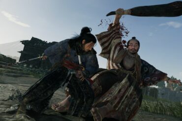 Player fighting an enemy in Rise of the Ronin