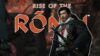 Rise of the Ronin protagonist in front of the logo