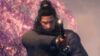 The player next to a cherry blossom tree in Rise of the Ronin