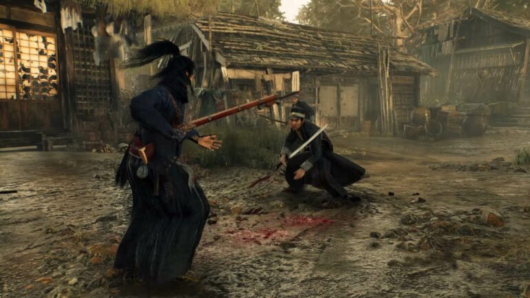 Rise of the Ronin standoff with enemies