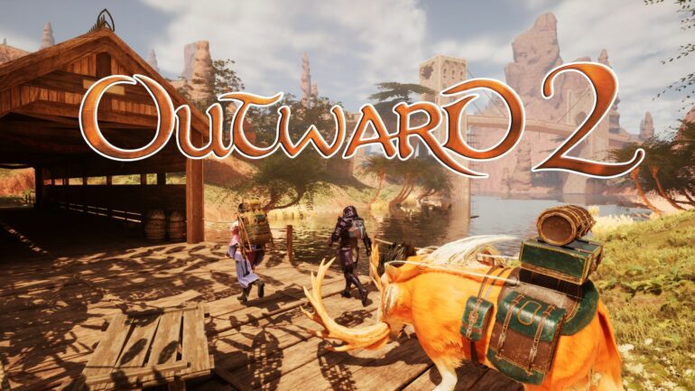 Outward 2 logo and gameplay