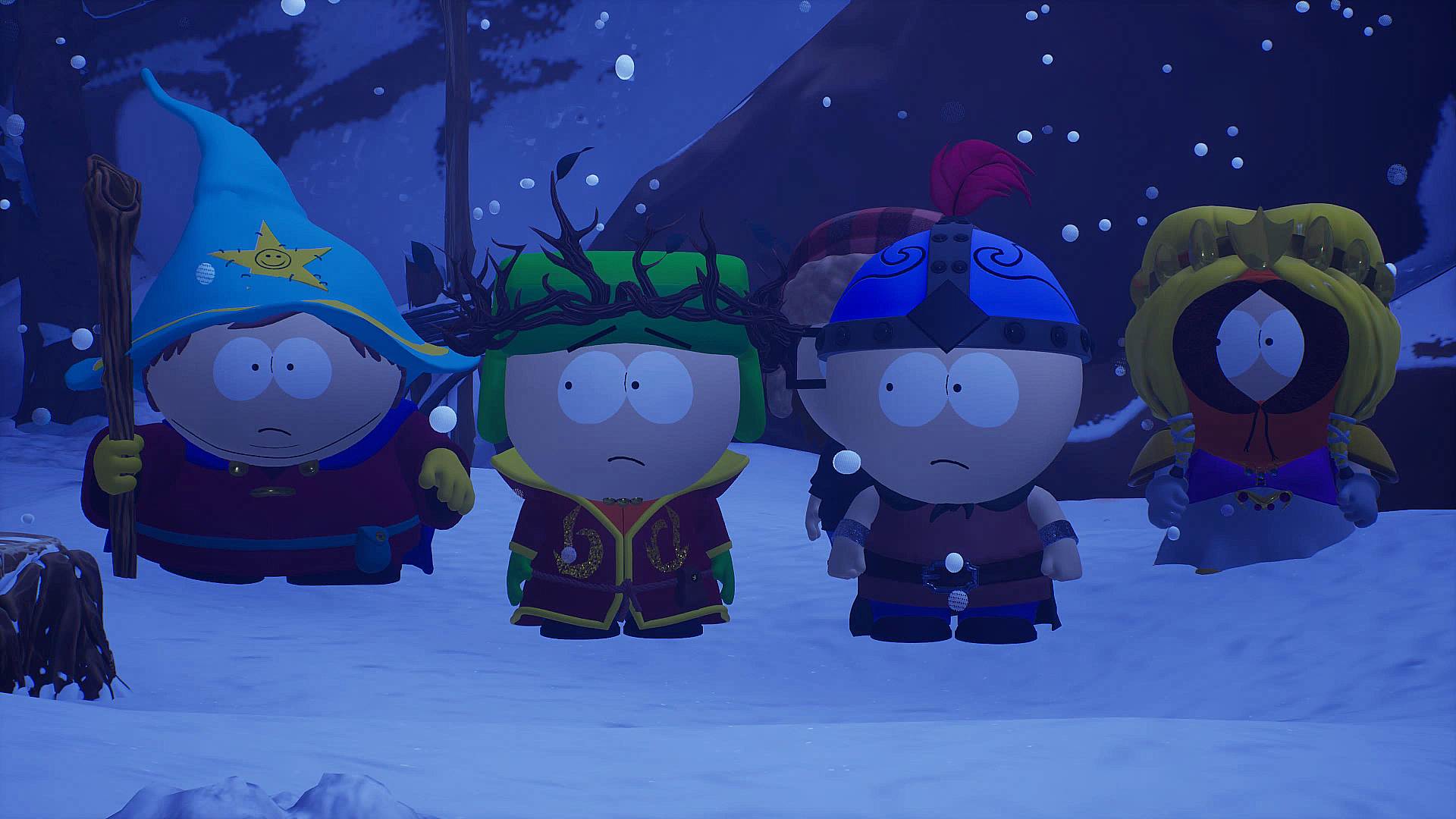 South Park: Snow Day! characters lined up