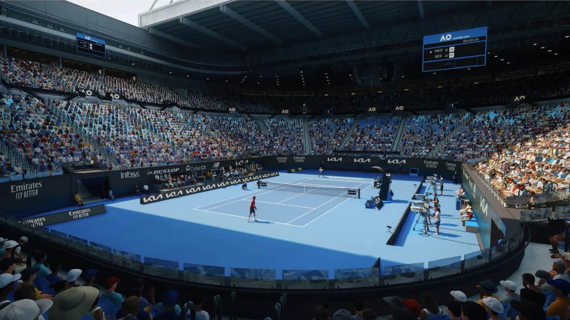 Tennis stadium in TopSpin 2K25