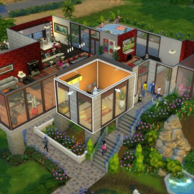 The Sims house