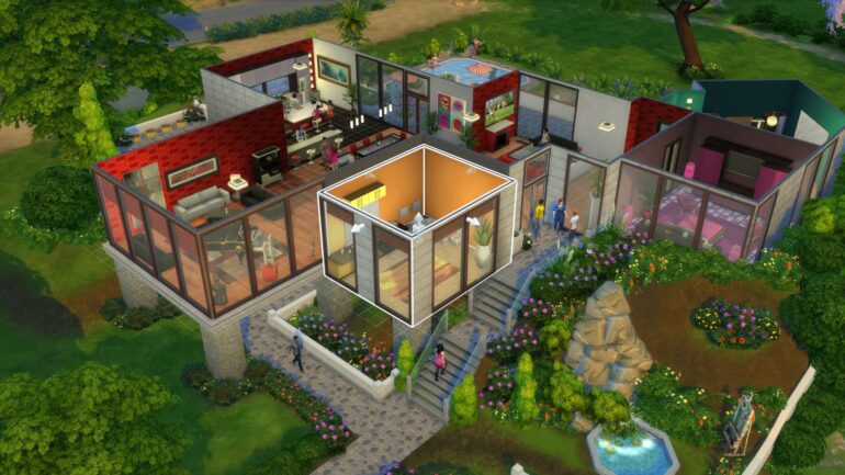 The Sims house