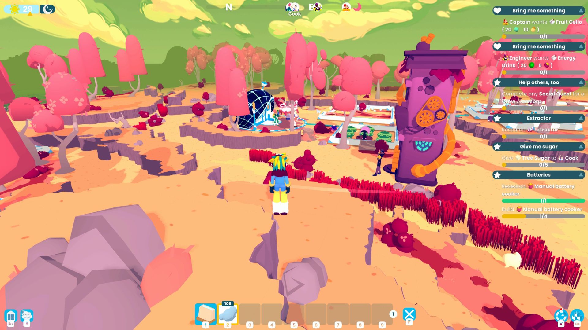 Time to Morp player overlooking their base