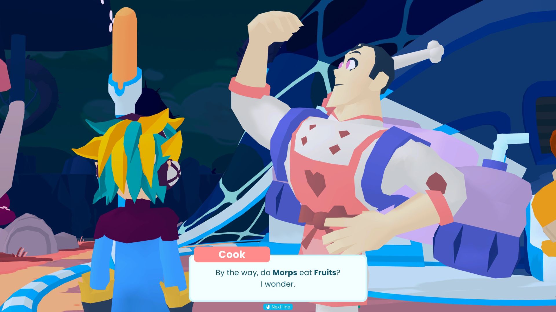 The Cook in Time to Morp