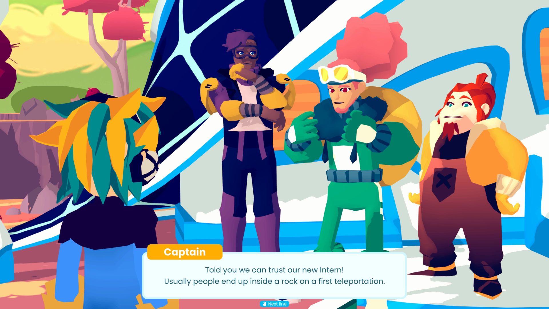 The explorer, Captain and Engineer in Time to Morp