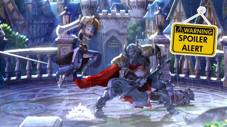 Unicorn Overlord fight with spoiler tag