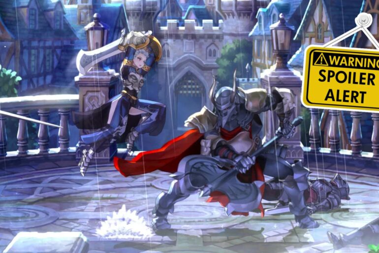 Unicorn Overlord fight with spoiler tag