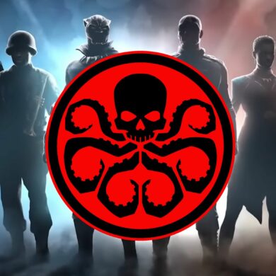 Hydra logo on the Captain America-Black Panther game