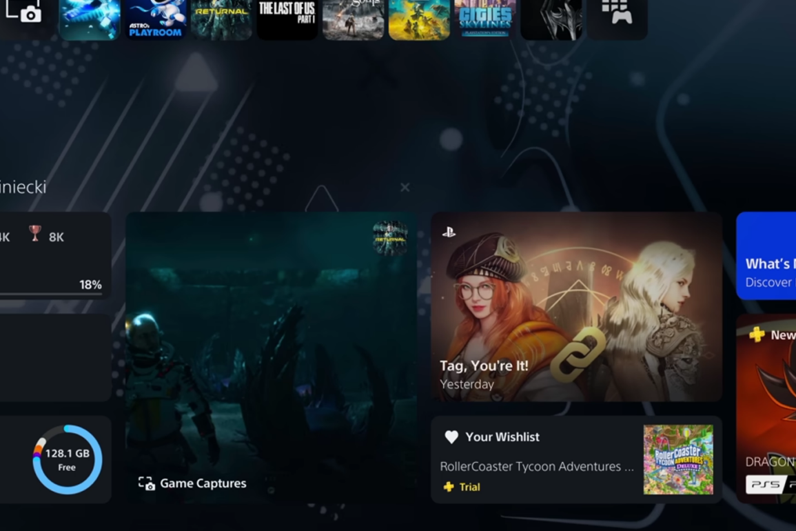 PlayStation 5 is Getting a New User Interface