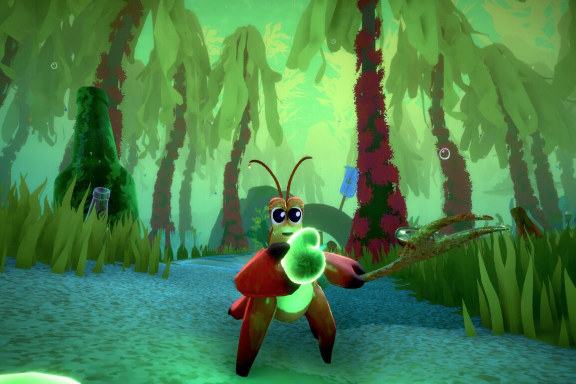 Kril the crab in Another Crab's Treasure