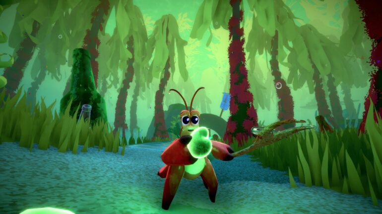 Kril the crab in Another Crab's Treasure