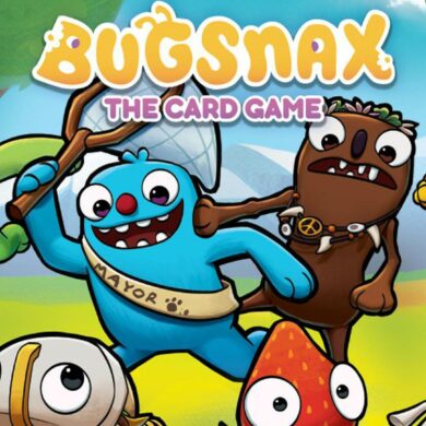Bugsnax card game title banner