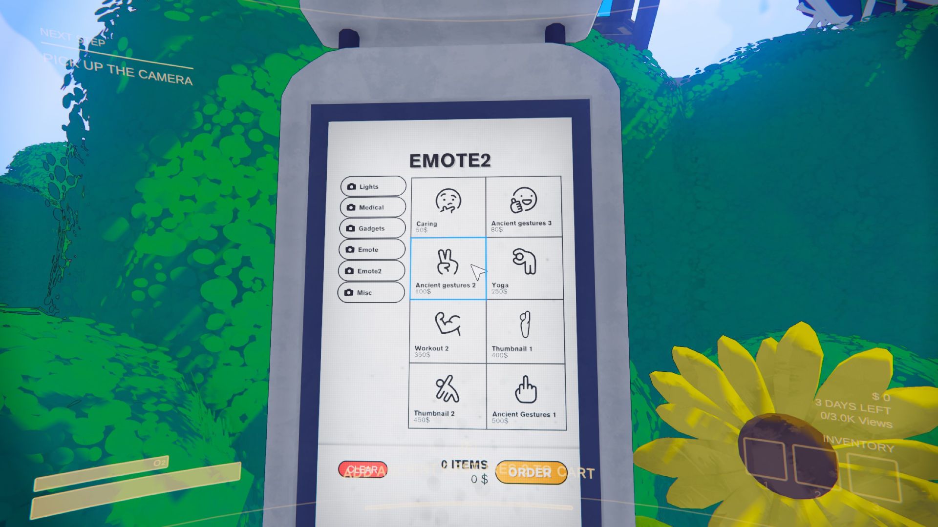 Content Warning Emote screen