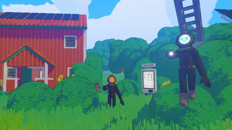 Players in the hub area in Content Warning