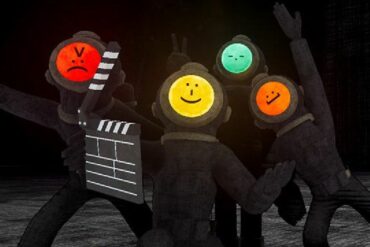 Content Warning characters with funny faces