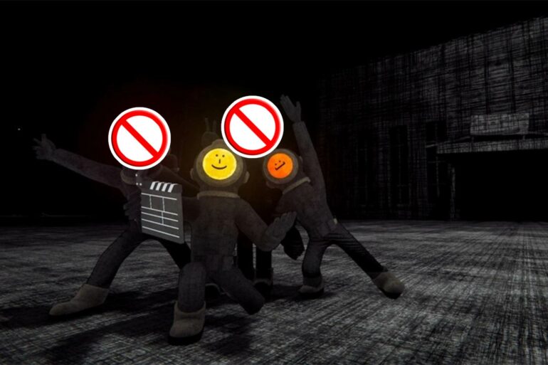 Content Warning squad with no sign
