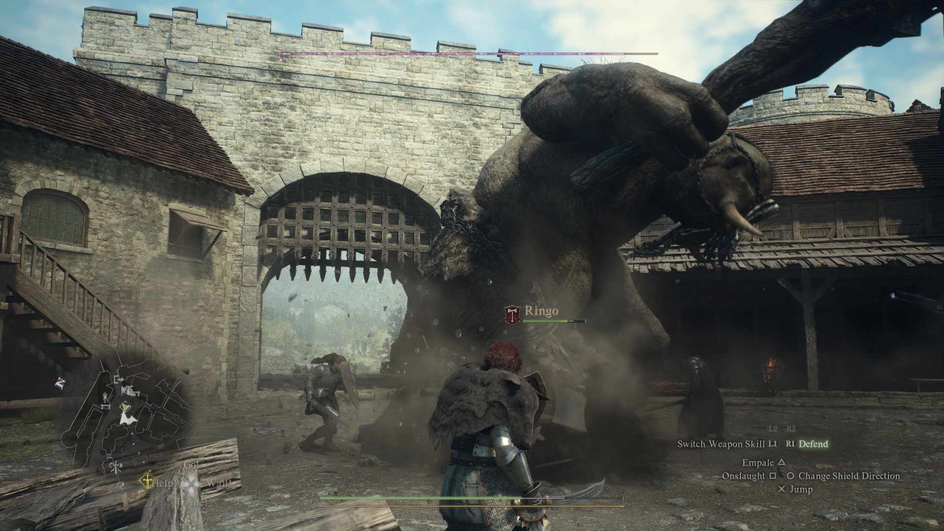 Cyclops attacking Vernworth in Dragon's Dogma 2