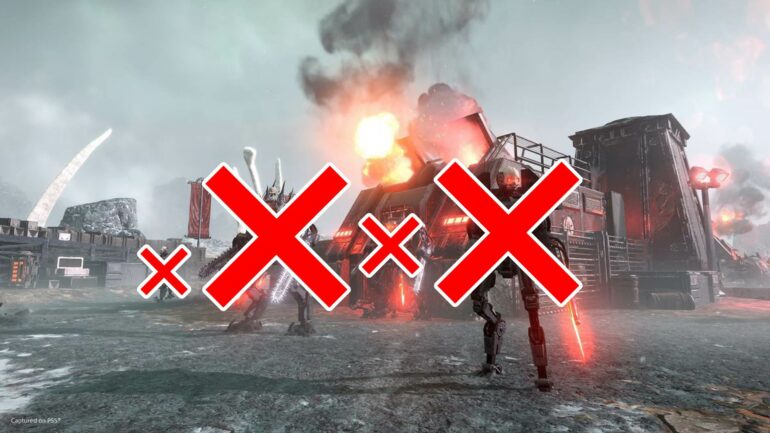 Helldivers 2 automatons crossed out