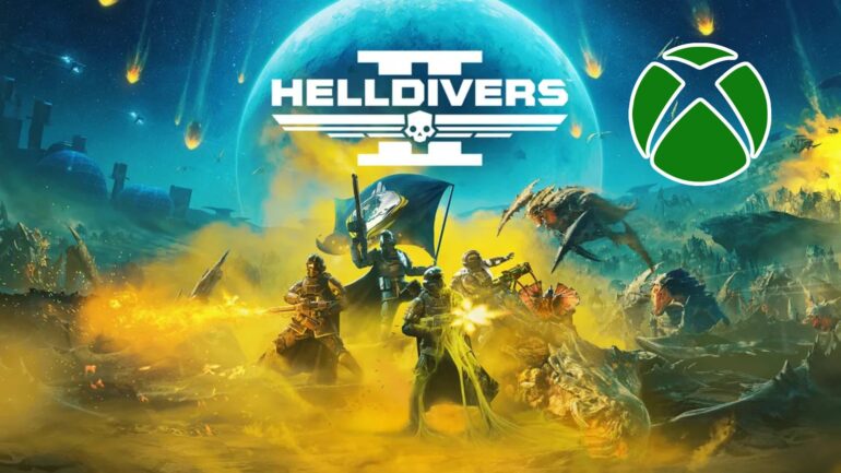 Helldivers 2 with Xbox logo