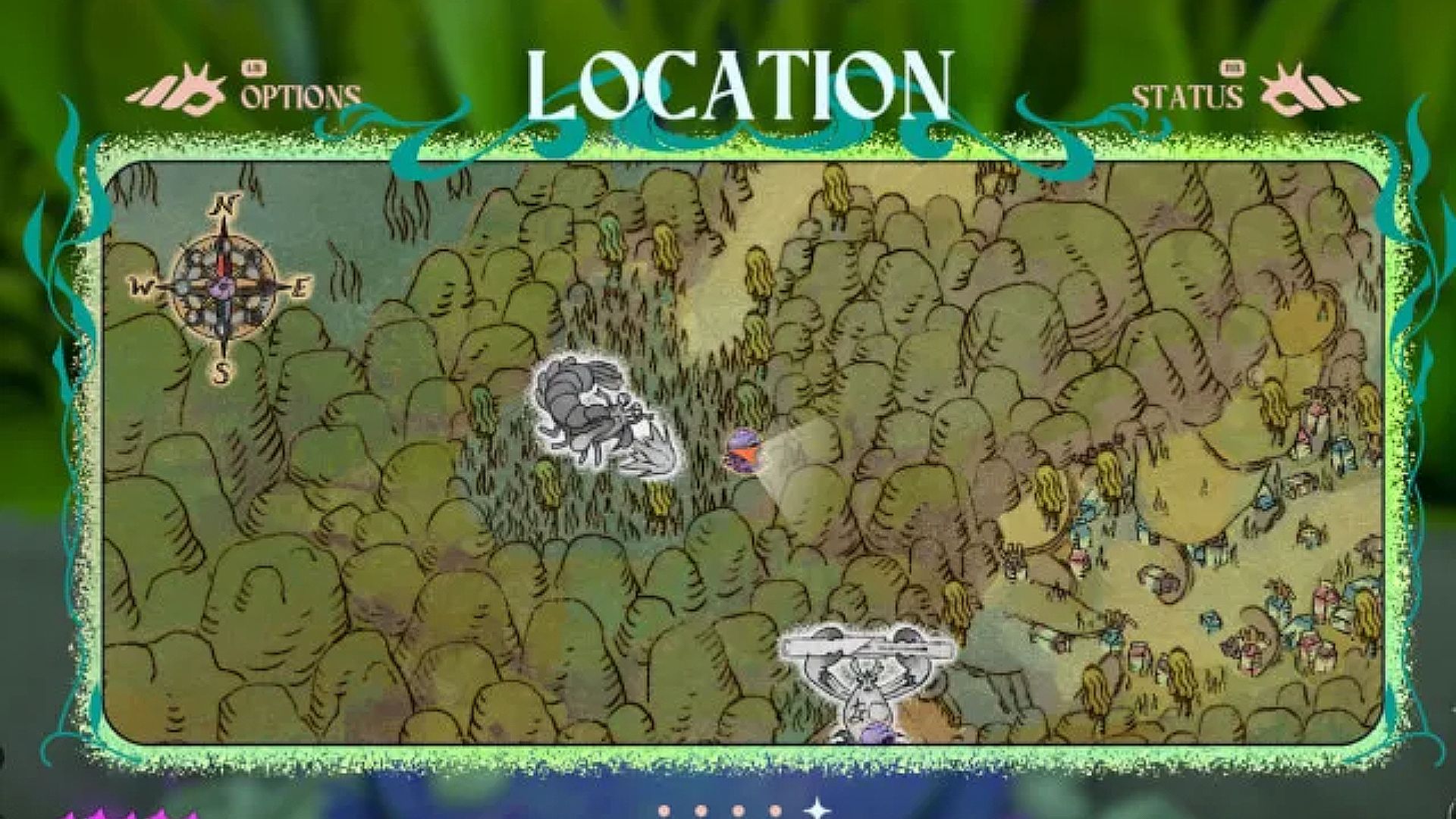 The location of Topoda in Another Crab's Treasure