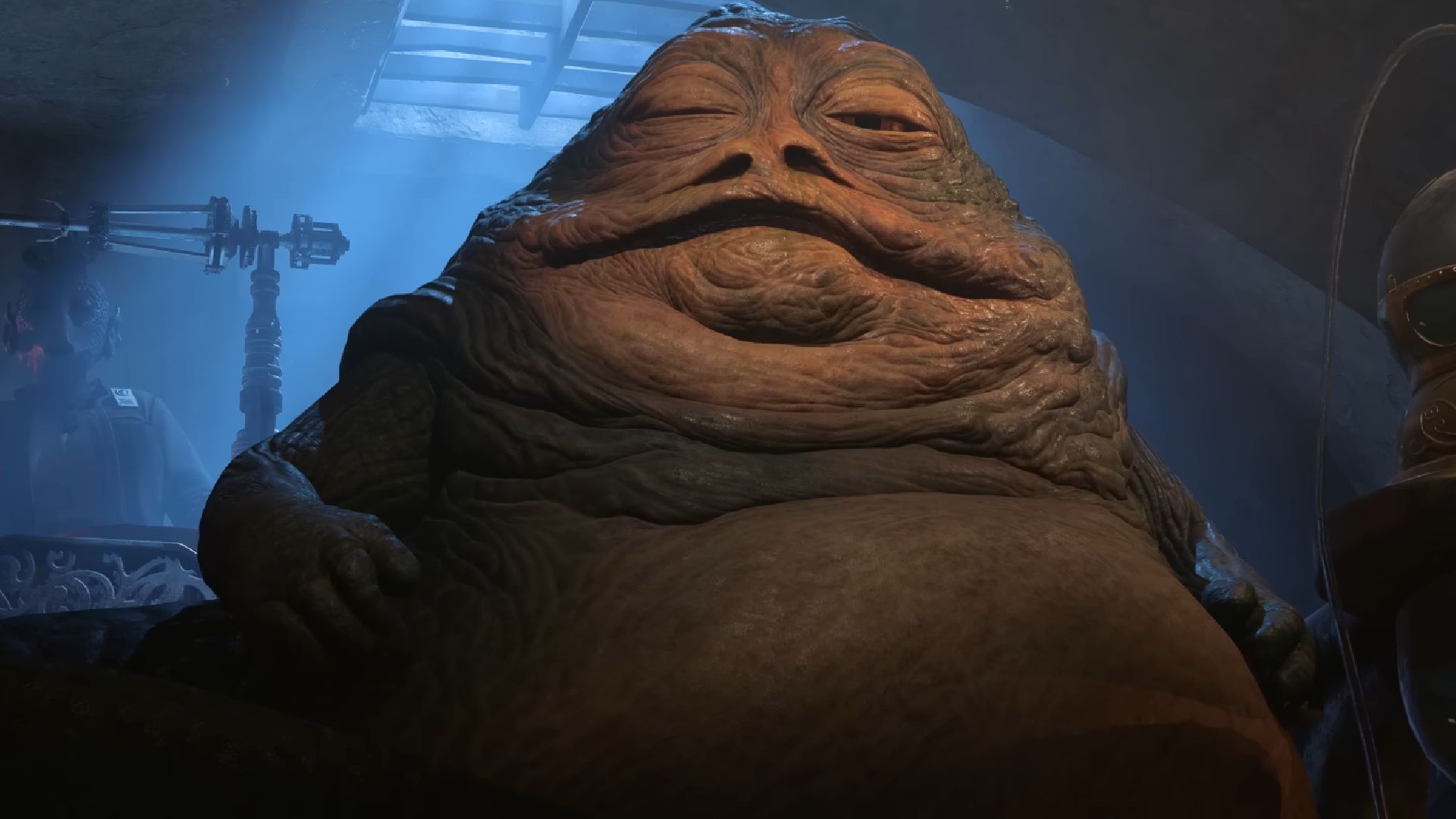Jabba the Hutt in Star Wars Outlaws